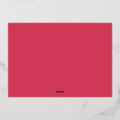 De Folie van het Dagscript van de Valentijn van he Feestdagenkaart (Achterkant)