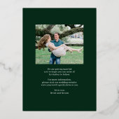 De FOLIE van het Lijst van de dromen Wedding spare Folie Uitnodiging (Achterkant)