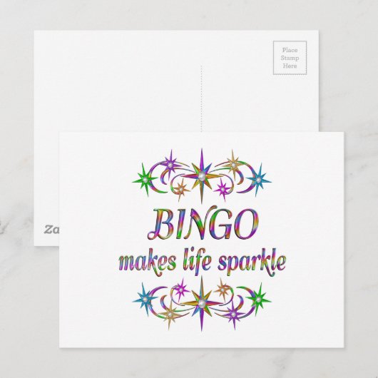 De Fonkelingen van Bingo Briefkaart (Voorkant / Achterkant)