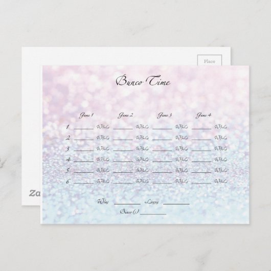 De fonkelingsBriefkaart van Bunco Briefkaart (Voorkant / Achterkant)