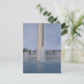 de fontein briefkaart (Staand voorkant)