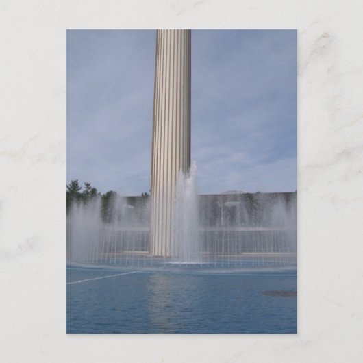 de fontein briefkaart (Voorkant)