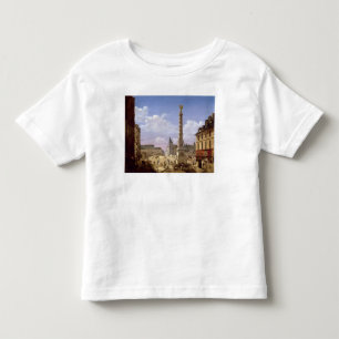 De fontein in de Place du Chatelet Kinder Shirts