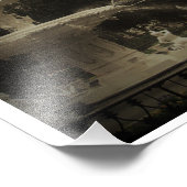 De fontein in Savannah van Linda Becker print Foto Afdruk (Hoek)