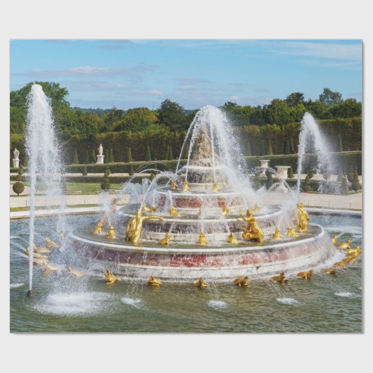 De fontein Latona in de tuinen van Versailles Cadeaupapier (Vlak)