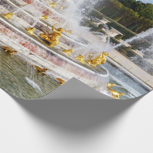 De fontein Latona in de tuinen van Versailles Cadeaupapier (Hoek)