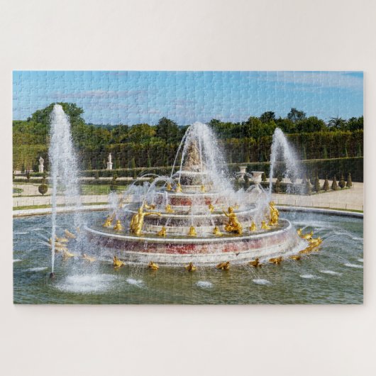 De fontein Latona in de tuinen van Versailles Legpuzzel (Horizontaal)