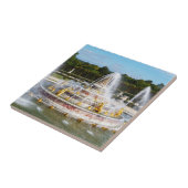 De fontein Latona in de tuinen van Versailles Tegeltje (Zijkant)