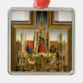 De fontein of Life Metalen Ornament (Voorkant)