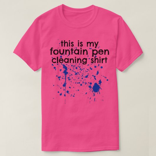 De fontein Pen Collector Calligrafe T-shirt (Design voorkant)