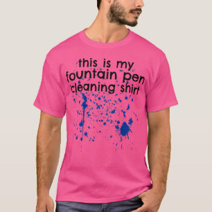 De fontein Pen Collector Calligrafe T-shirt