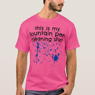 De fontein Pen Collector Calligrafe T-shirt
