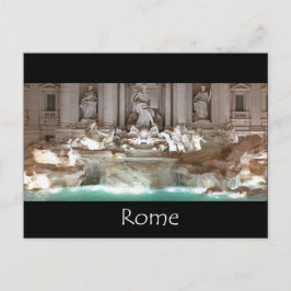 De fontein Trevi - Rome Briefkaart