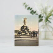 De fontein van de Drie Graces, Montpelier, Frankri Briefkaart (Staand voorkant)