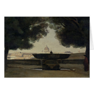De fontein van de Franse Academie in Rome