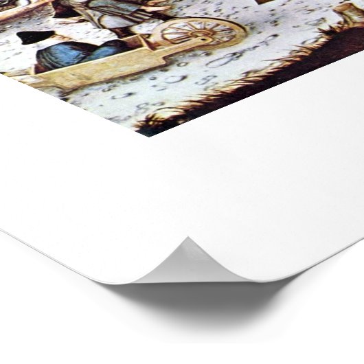 De fontein van de jeugd door Lucas Cranach (I) Poster (Hoek)