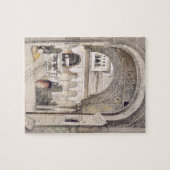 De fontein van de leeuwen, van de hal van de Ab Legpuzzel (Horizontaal)