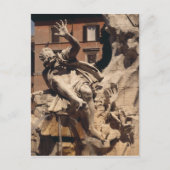 De fontein van de vier rivieren briefkaart (Voorkant)