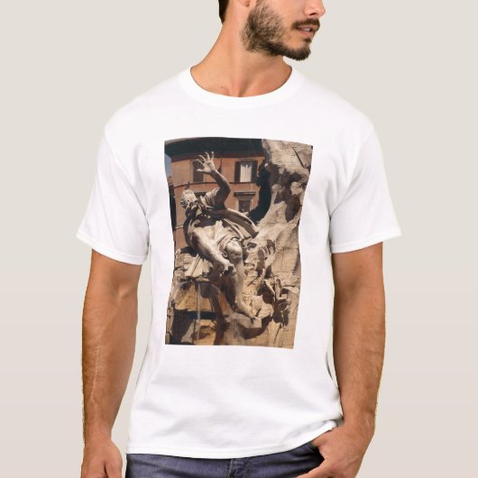 De fontein van de vier rivieren t-shirt (Voorkant)