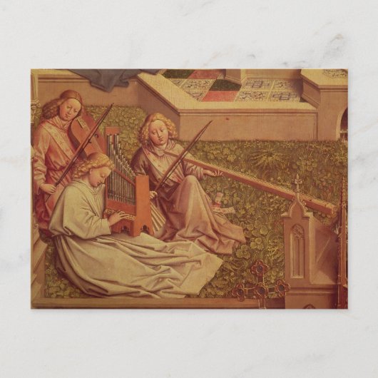 De fontein van Grace, detail van drie engel Briefkaart (Voorkant)