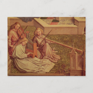 De fontein van Grace, detail van drie engel Briefkaart