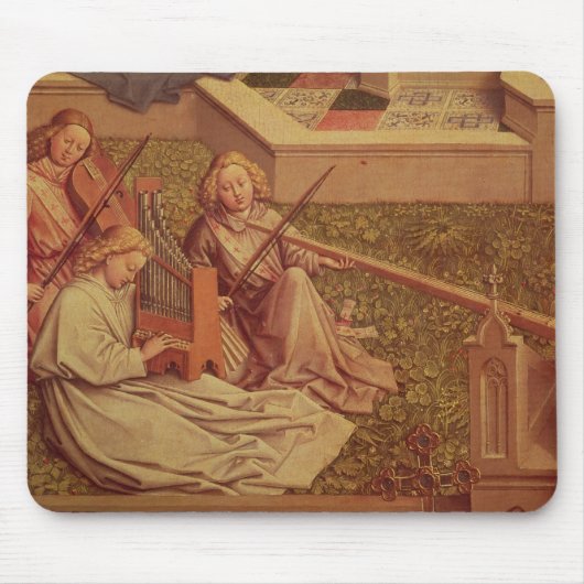 De fontein van Grace, detail van drie engel Muismat (Voorkant)