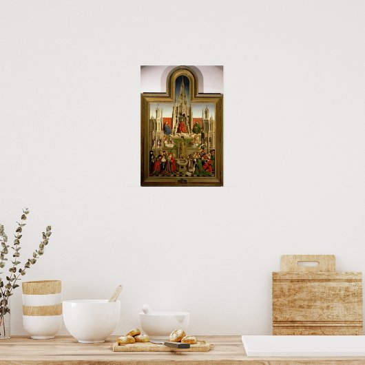 De fontein van het leven poster (Keuken)