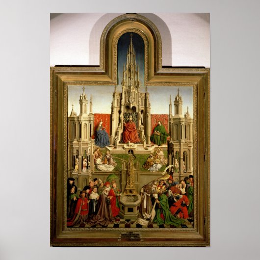 De fontein van het leven poster (Voorkant)