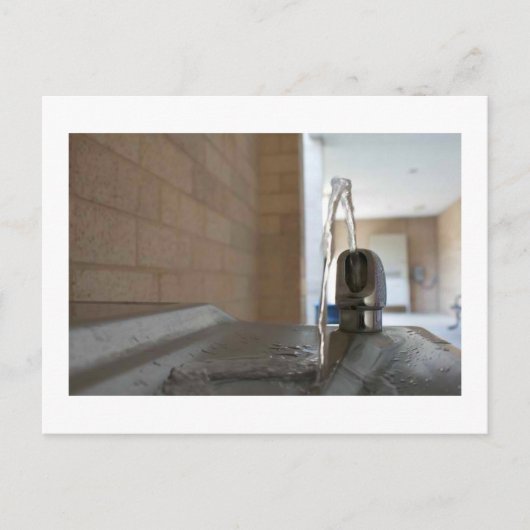 De Fontein van het water Briefkaart (Voorkant)