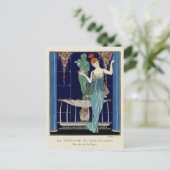 De fontein van Shell door George Barbier Briefkaart (Staand voorkant)