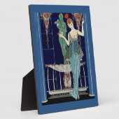 De fontein van Shell door George Barbier Fotoplaat (Zijkant)