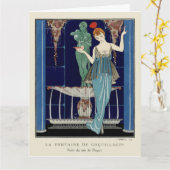 De fontein van Shell door George Barbier Kaart (Gele Bloem)