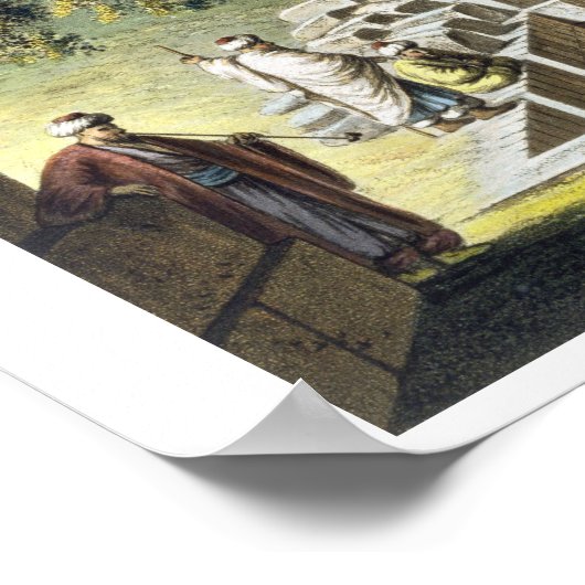 De fontein van Siloah, Jeruzalem, pub. van William Poster (Hoek)