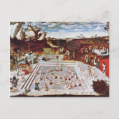 De fontein van Youth door Cranach D. Ä. Lucas (Bes Briefkaart (Voorkant)