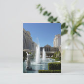 De Fonteinen van de Fontein van het Caesars Palace Briefkaart (Staand voorkant)