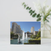 De Fonteinen van de Fontein van het Caesars Palace Briefkaart (Staand voorkant)