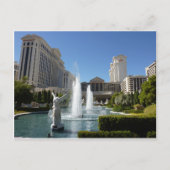 De Fonteinen van de Fontein van het Caesars Palace Briefkaart (Voorkant)