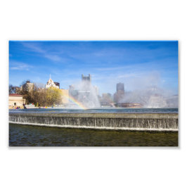 De fonteinen van Point State Park, Pittsburgh, PA Foto Afdruk