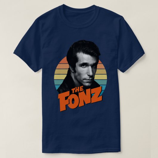 De fonz Fonzie T-shirt (Design voorkant)