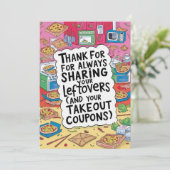 De Foodie Roommate Kaart (Staand voorkant)