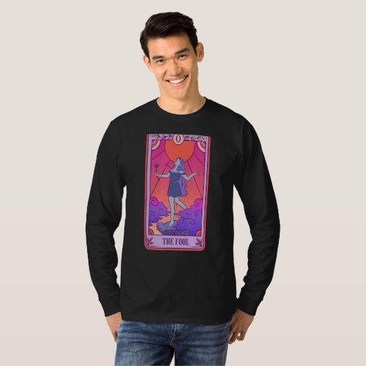 De Fool Tarot Card Halloween Costume T-shirt (Voorkant volledig)