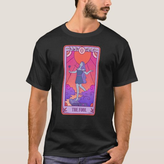 De Fool Tarot Card Halloween Costume T-shirt (Voorkant)