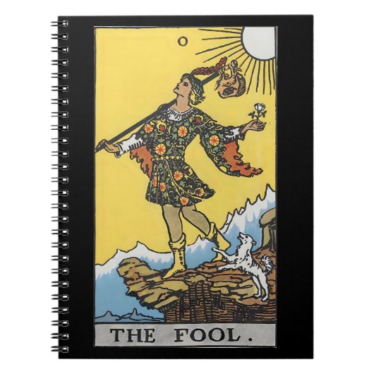 De Fool Tarot Card Notitieboek (Voorkant)