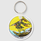 De Fool Tarot Card Sleutelhanger (Voorkant)
