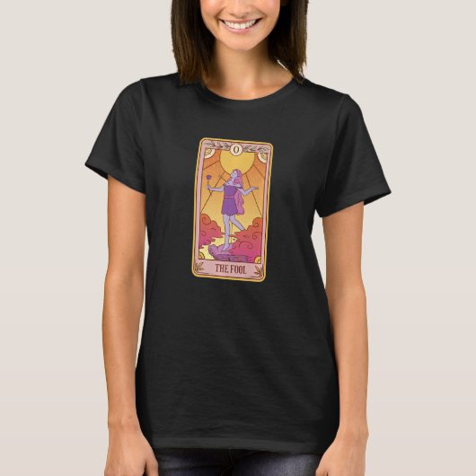 De Fool Tarot Card T-shirt (Voorkant)