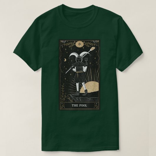 De Fool Tarot Card T-shirt (Design voorkant)