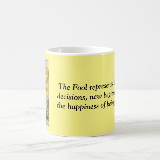De Fool Tarot Kaart Coffee Mok (Center)