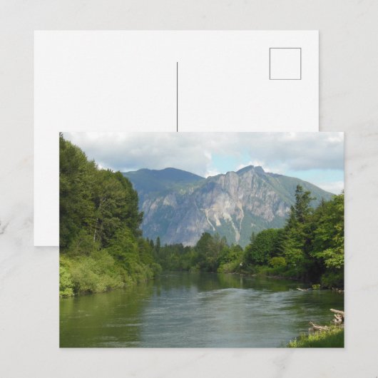 De Foot of Mt. Si Briefkaart (Voorkant / Achterkant)