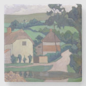 De Ford (olie op canvas) Stenen Onderzetter (Voorkant)