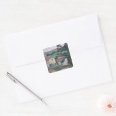 De Ford (olie op canvas) Vierkante Sticker (Envelop)